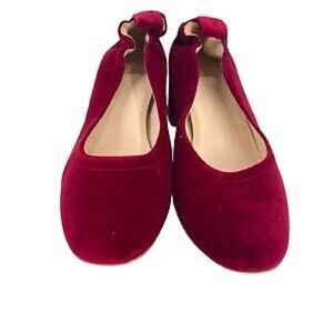 Everlane Italian Leather Day Heel Red Velvet Size 9